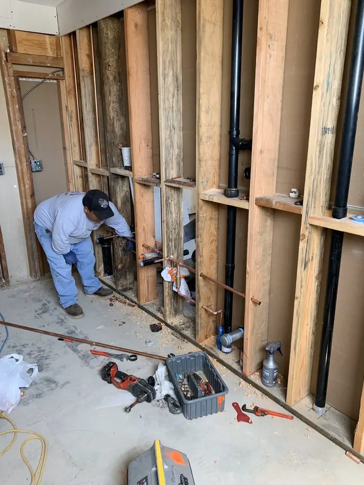 Commercial rough-in plumbing for Gas Line Repair in Fort Campbell North